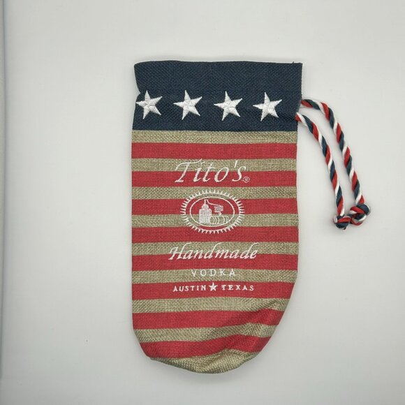 Tito's Handmade Vodka Burlap Bags - Set of Two - Picture 6 of 9